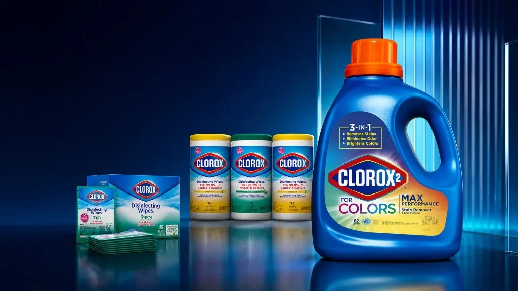 Clorox consumer-product portfolio presented for a Microcorem digital commerce project reference